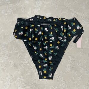 NWT Victoria's Secret Floral Fruits‎ Ruffled Brazilian Bikini Swimwear Women SP